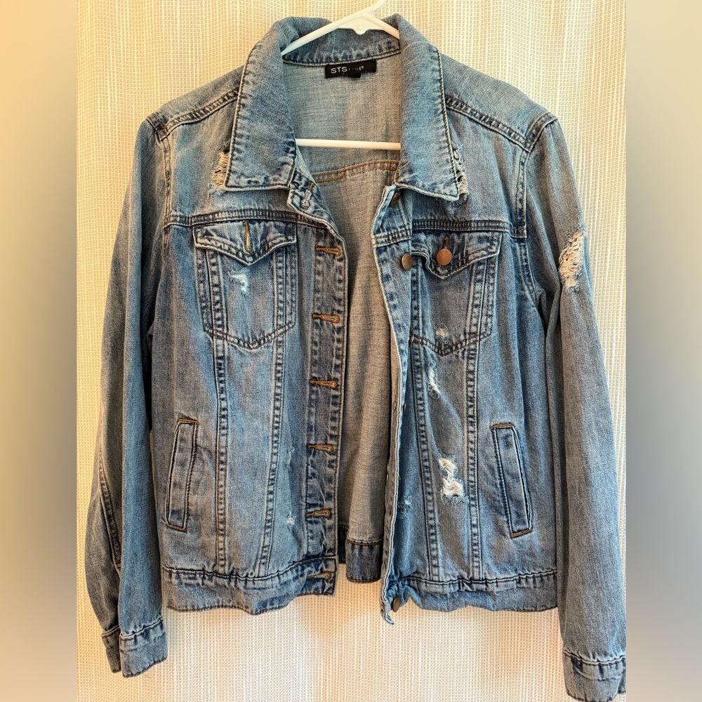 STS Blue Distressed Denim Jacket